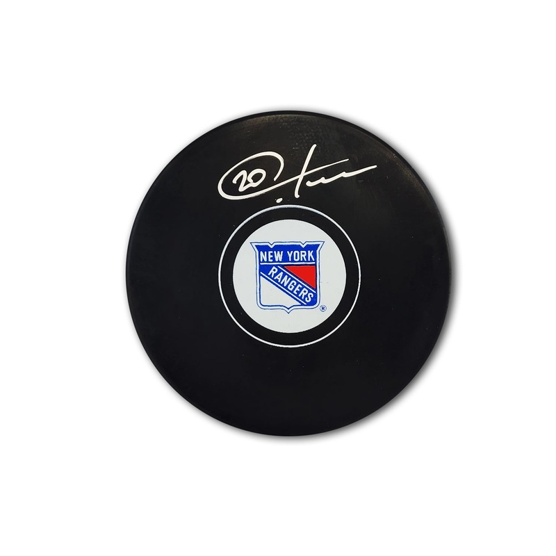Chris Kreider Autographed New York Rangers Hockey Puck