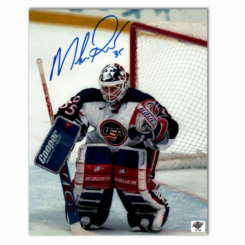 Mike Richter Autographed Team USA 8×10 Photo