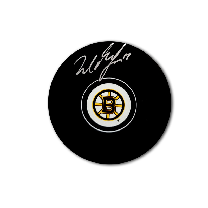 Milan Lucic Boston Bruins Autographed Hockey Puck