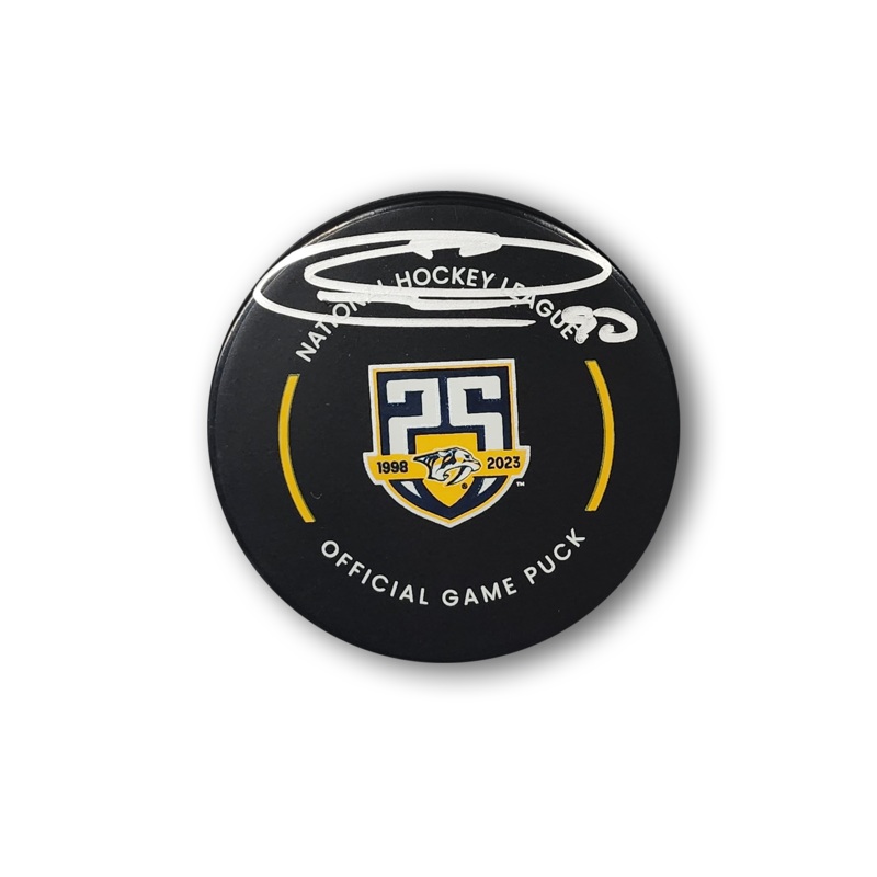 Ryan O’Reilly Autographed Nashville Predators Official Hockey Puck