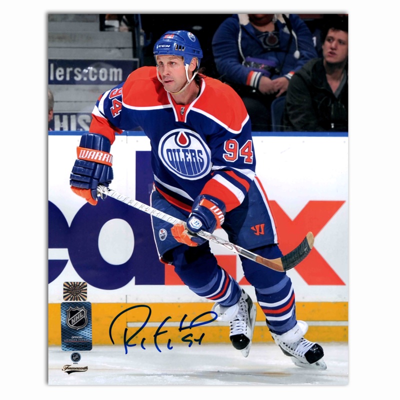 Ryan Smyth Autographed Edmonton Oilers 8×10 Photo