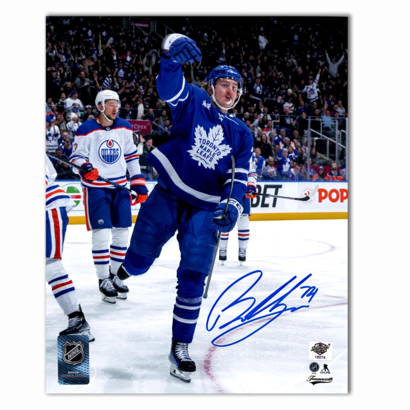 Bobby McMann Autographed Toronto Maple Leaf’s Home 8×10 Photo