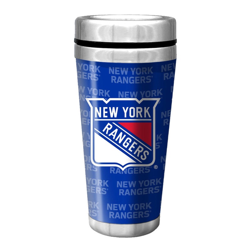 New York Rangers Travel Mug – 16 oz. Full Wrap Wallpaper