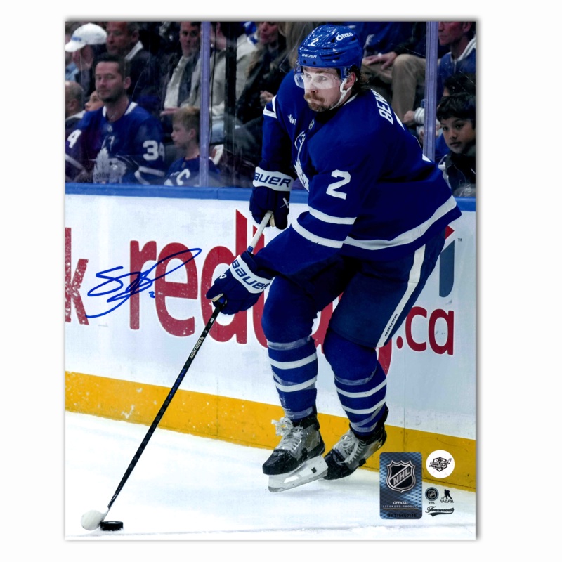 Simon Benoit Autographed Toronto Maple Leafs Home 8×10 Photo
