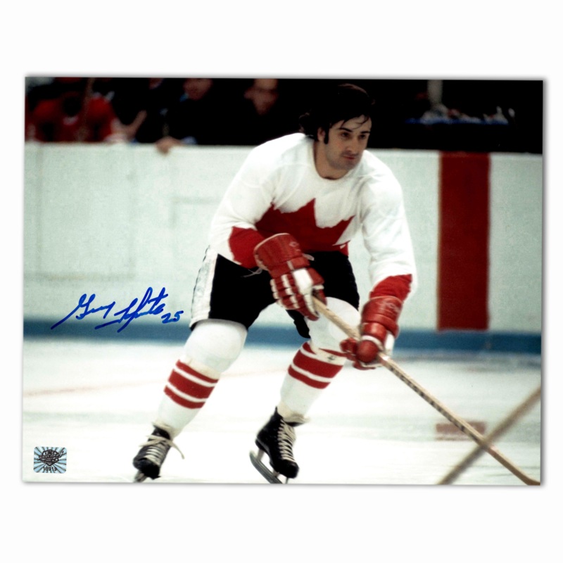 Guy Lapointe Autographed Team Canada 8×10 Photo