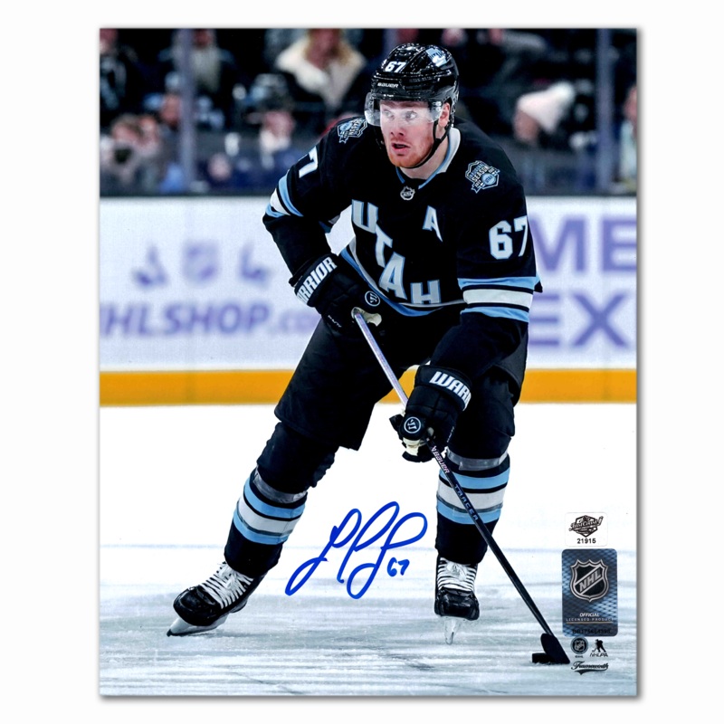 Lawson Crouse Autographed Utah Hockey Club Home 8×10 Photo