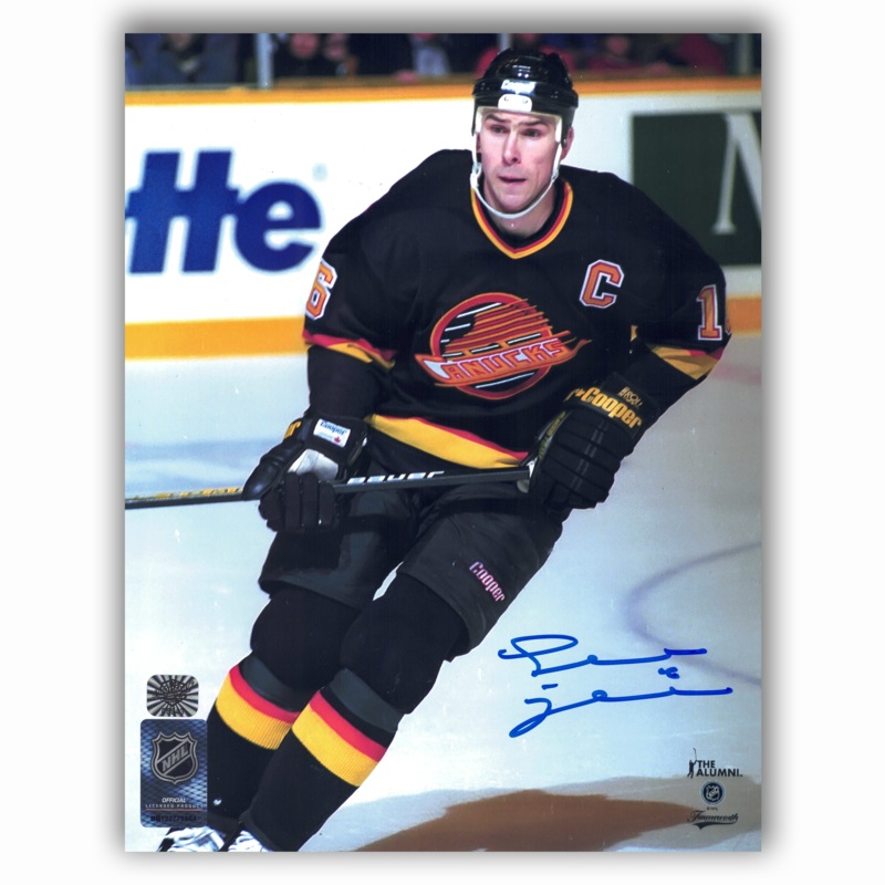 Trevor Linden Vancouver Canucks Autographed Home 8×10 Photo