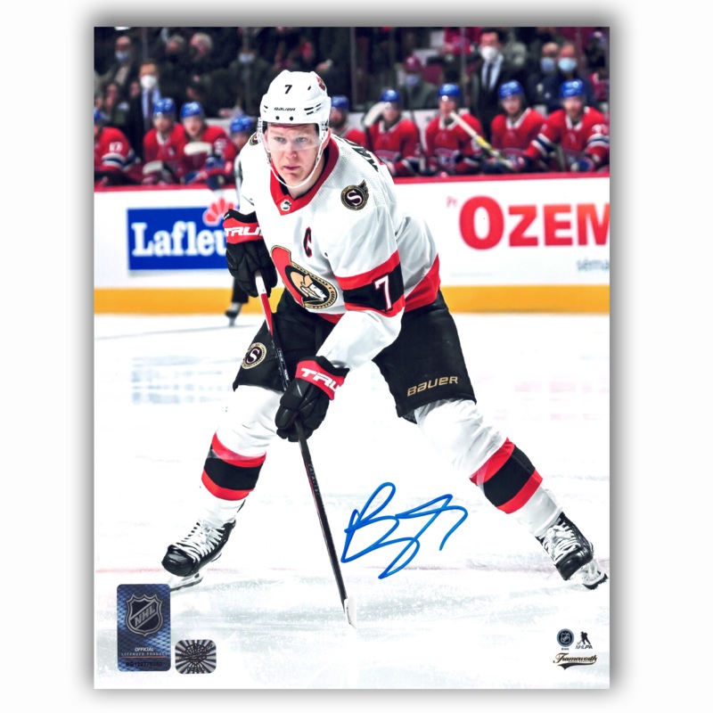 Brady Tkachuk Ottawa Senators Autographed Away 8×10 Photo