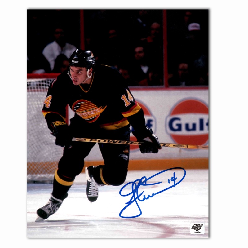 Geoff Courtnall Autographed Vancouver Canucks 8×10 Photo