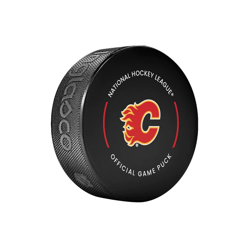Pre-Order – Andrew Mangiapane Autographed Calgary Flames Official Hockey Puck