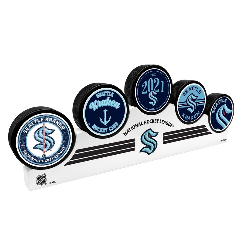 Seattle Kraken – 5 Puck Podium Set