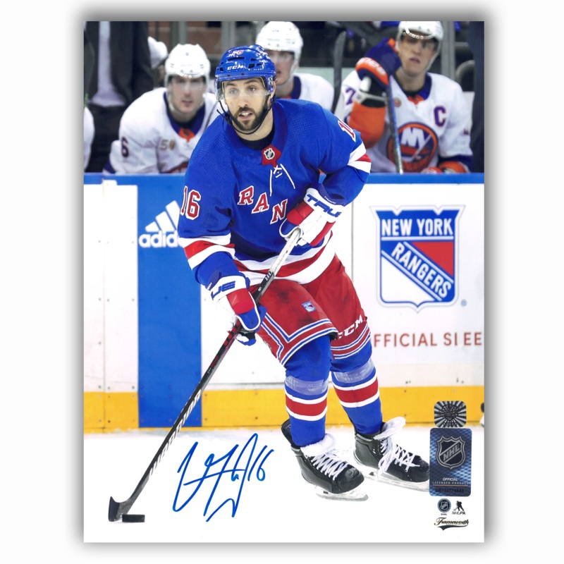 Vincent Trocheck Autographed New York Rangers Home 8×10 Photo