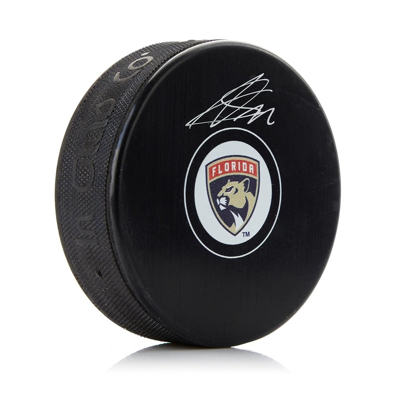 Sergei Bobrovsky Autographed Florida Panthers Signed Hockey Puck