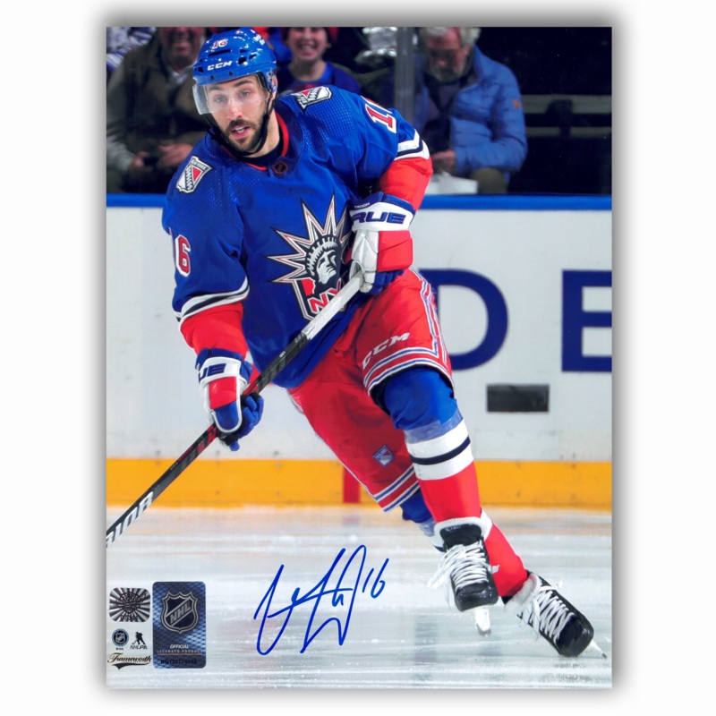 Vincent Trocheck Autographed New York Rangers Reverse Retro 2.0 8×10 Photo