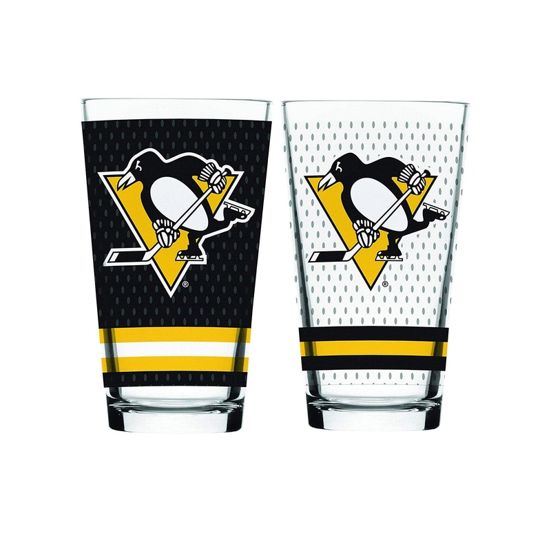 Pittsburgh Penguins Sports Vault NHL Mixing Glass Set – 2 Pack