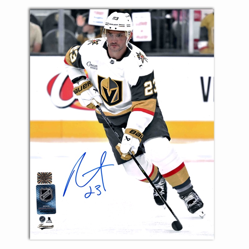 Alec Martinez Autographed Vegas Golden Knights Away 8×10 Photo