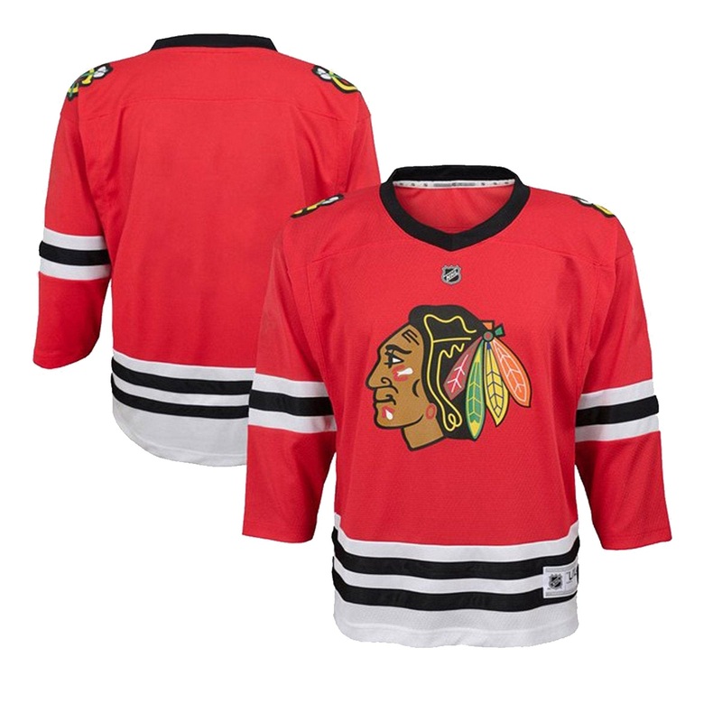 Chicago Blackhawks Home Outer Stuff Replica Junior Jersey