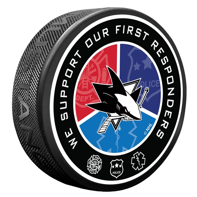 San Jose Sharks Puck – First Responder
