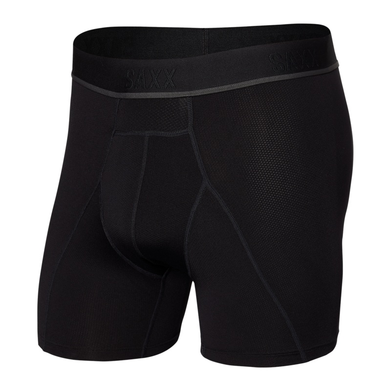 Saxx Kinetic Light Comp Mesh Boxers – Blackout