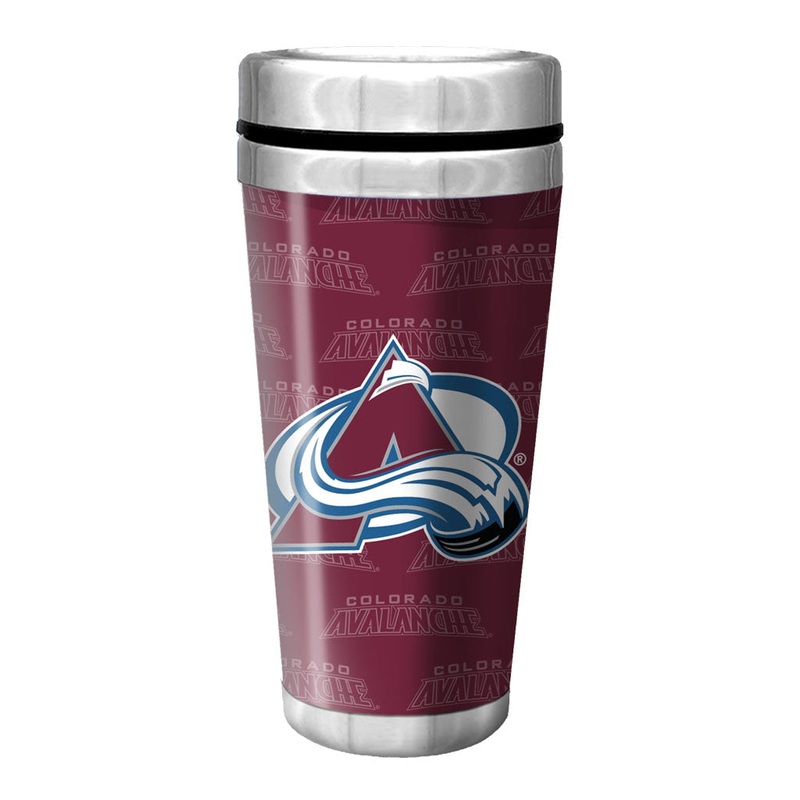 Colorado Avalanche Travel Mug – 16 oz. Full Wrap Wallpaper