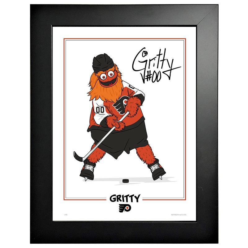 Gritty |12×16 Framed Print – Slap Shot