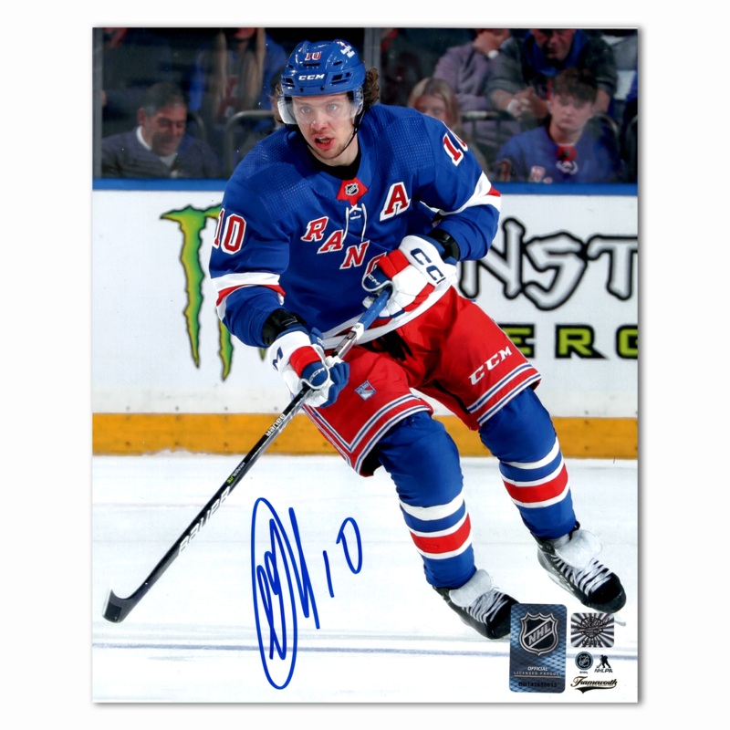 Artemi Panarin Autographed New York Rangers Home 8×10 Photo