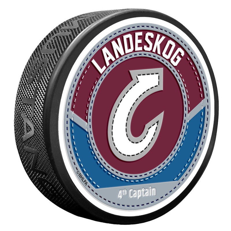 Gabriel Landeskog Puck – Captain Jersey Stitch