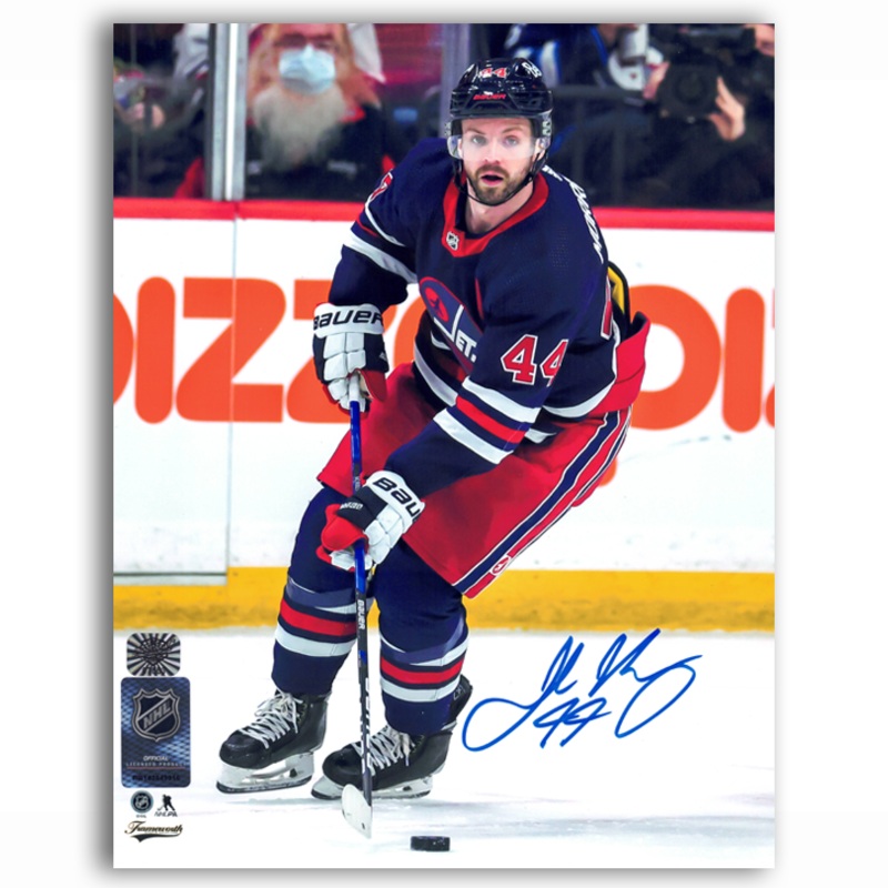 Josh Morrissey Winnipeg Jets Autographed Alternate 8×10 Photo