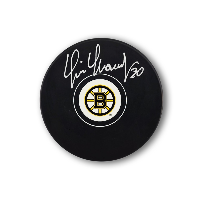 Tim Thomas Boston Bruins Autographed Hockey Puck