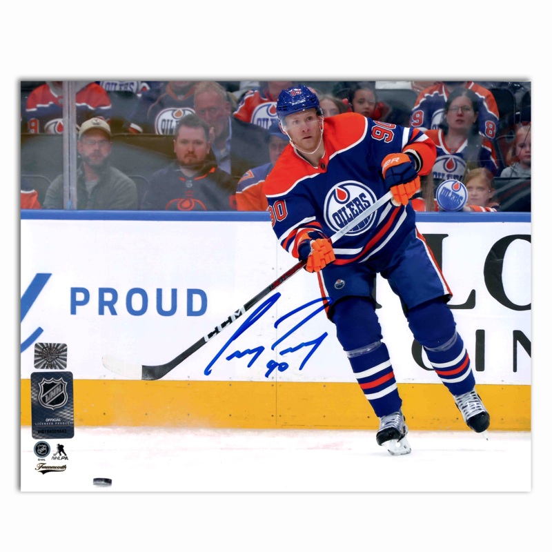 Corey Perry Autographed Edmonton Oilers Home 8×10 Photo