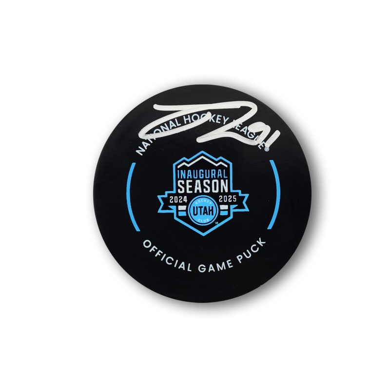 Josh Doan Autographed Utah Hockey Club Official Hockey Puck