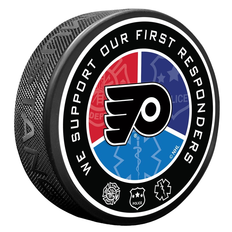 Philadelphia Flyers Puck – First Responder