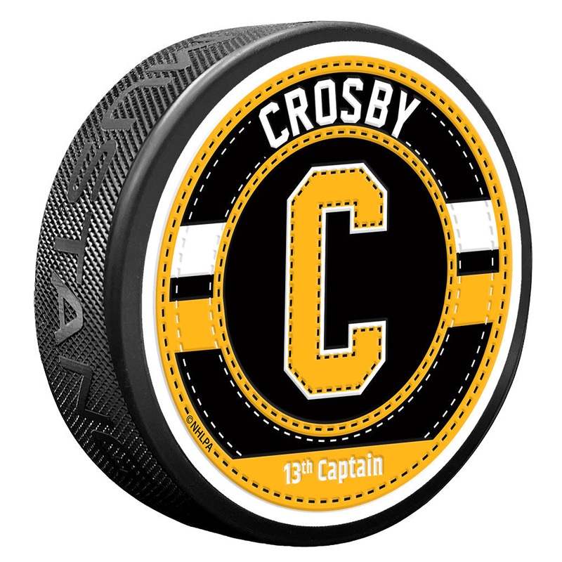 Sidney Crosby Puck – Captain Jersey Stitch