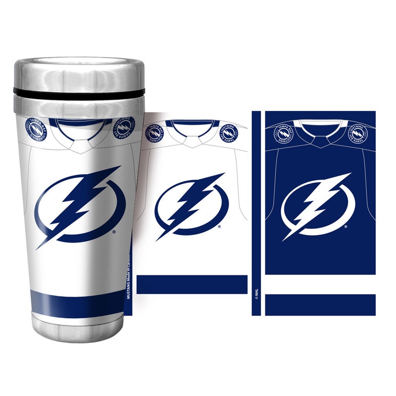 Tampa Bay Lightning Travel Mug – 16 oz. Full Wrap Jersey