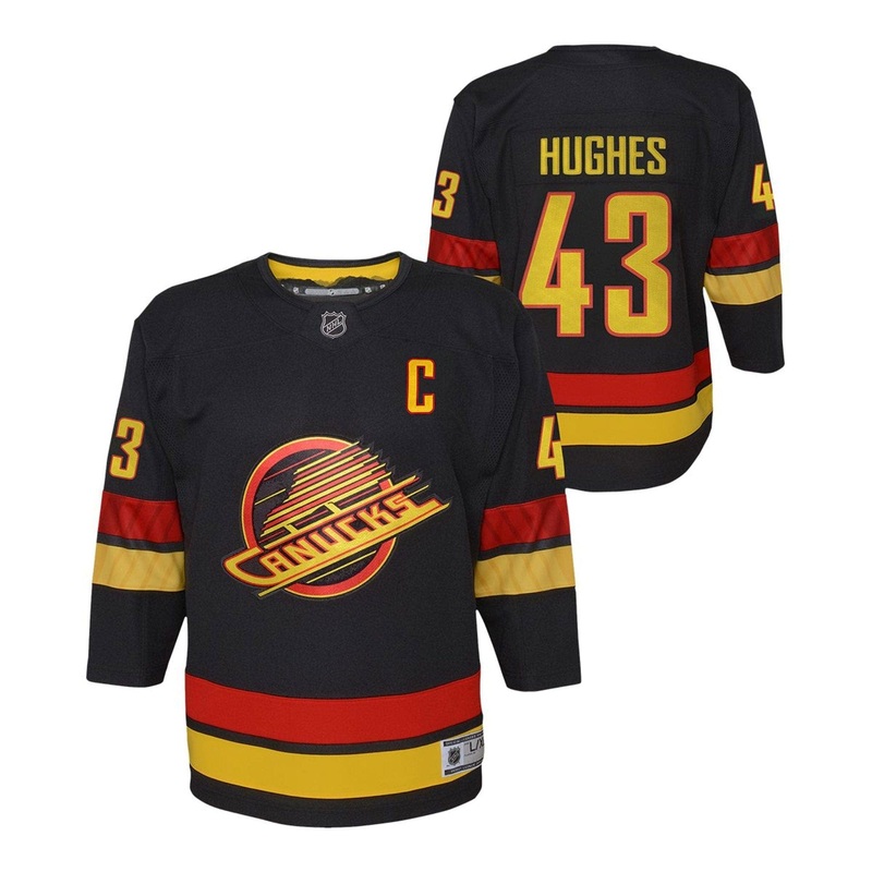 Vancouver Canucks – Quinn Hughes Outer Stuff Junior Skate Jersey