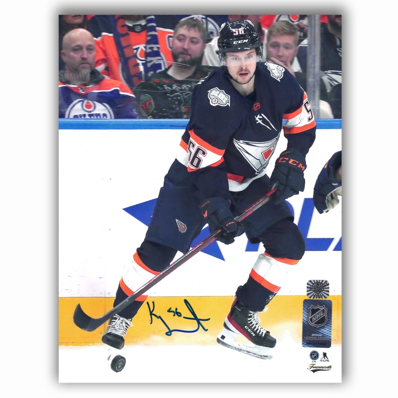 Kailer Yamamoto Autographed Edmonton Oilers Reverse Retro 2.0 8×10 Photo