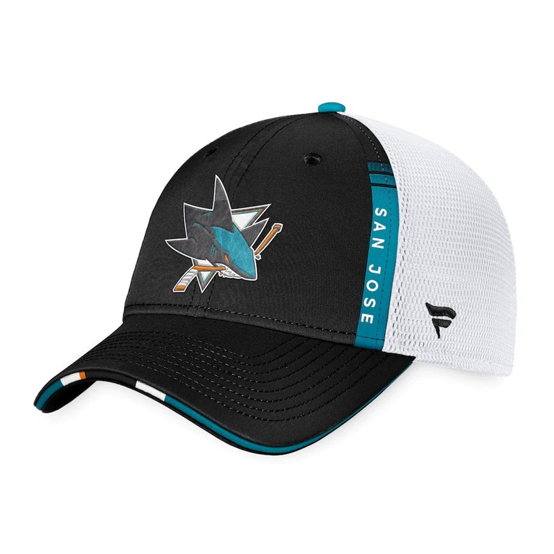 San Jose Sharks Fanatics Authentic Pro Draft Structured Trucker Hat