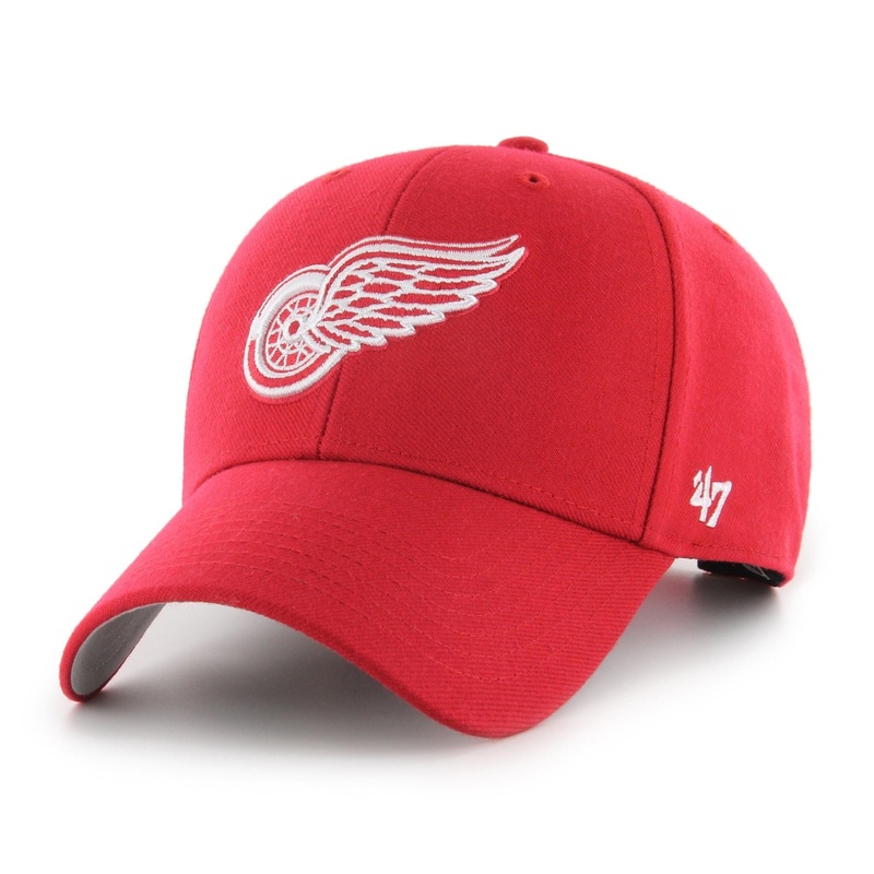 47 Brand NHL MVP Sure Shot Adjustable Hat – Detroit Red Wings