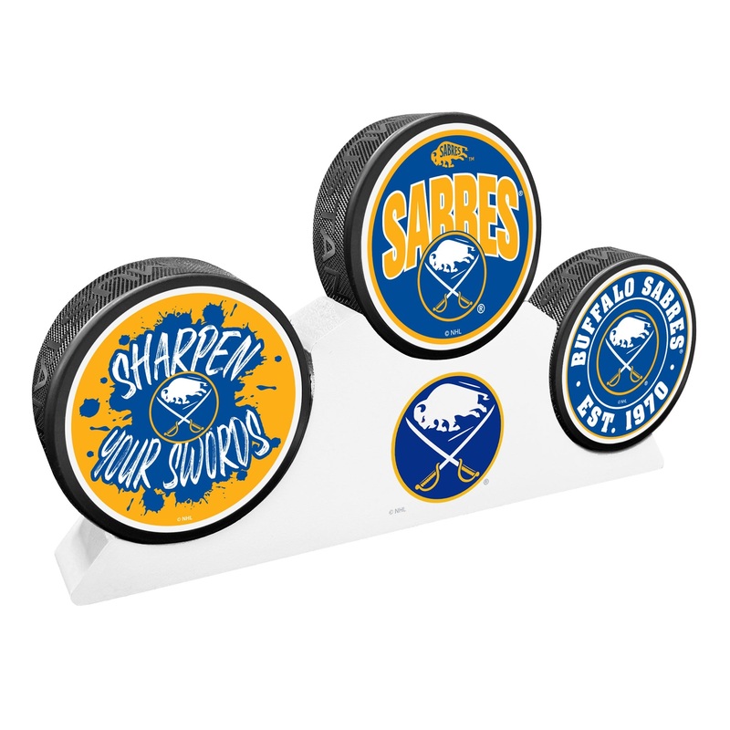 Buffalo Sabres – 3 Puck Podium Set