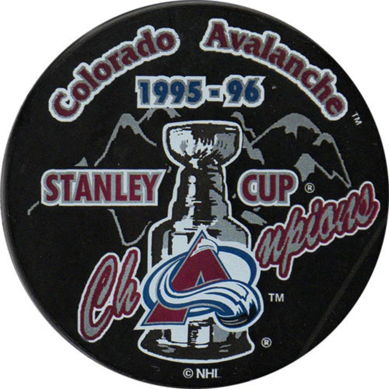 Pre-Order – Peter Forsberg Autographed Colorado Avalanche 1996 Stanley Cup Hockey Puck