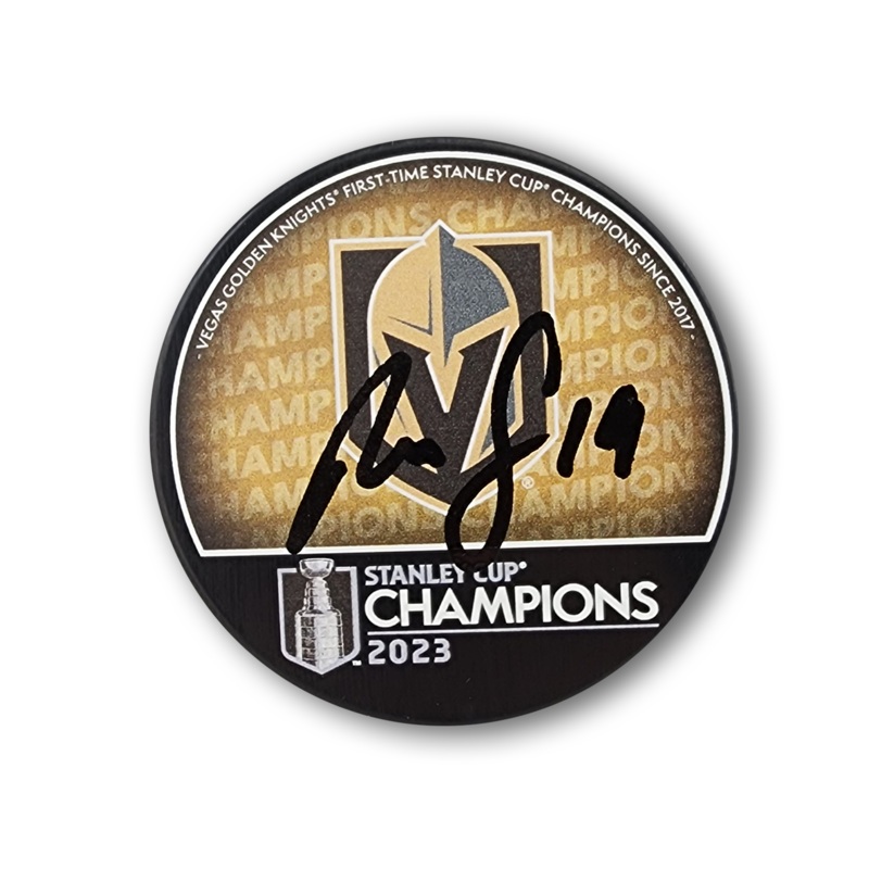 Reilly Smith Autographed Vegas Golden Knights 2023 Stanley Cup Hockey Puck