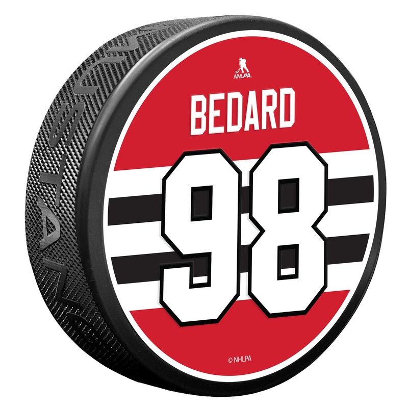 Connor Bedard Puck – Name & Number