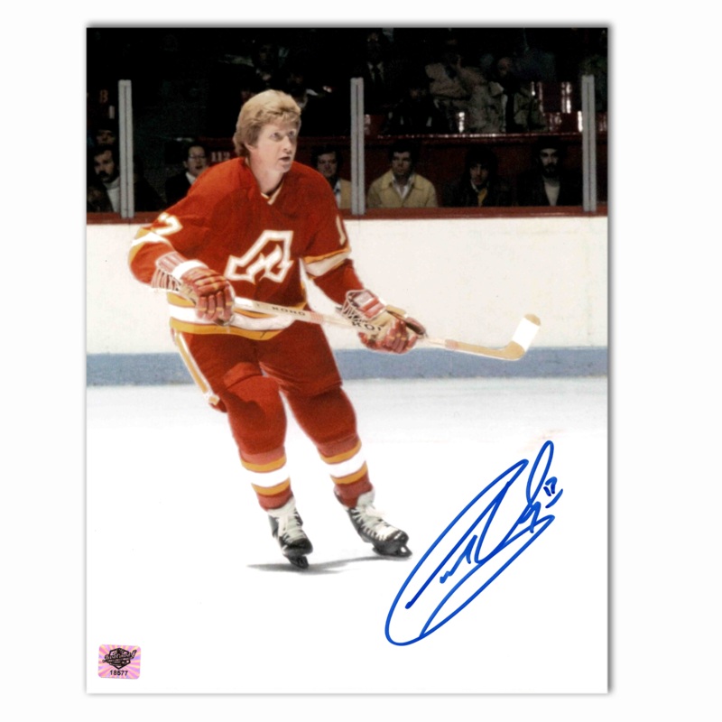 Gary Unger Autographed Atlanta Flames 8×10 Photo