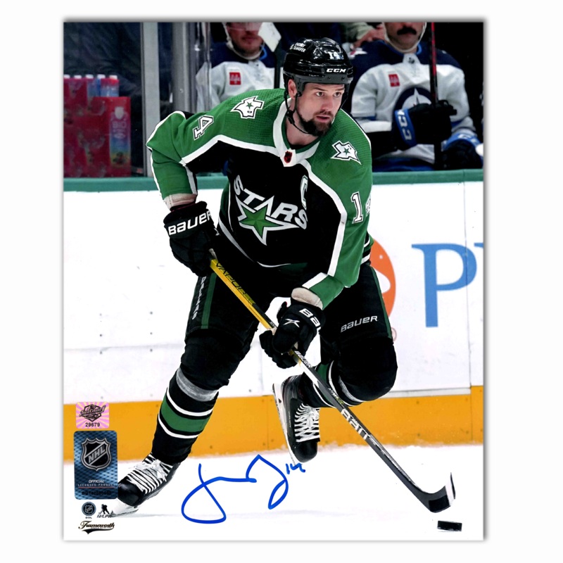 Jamie Benn Autographed Dallas Stars Reverse Retro 8×10 Photo