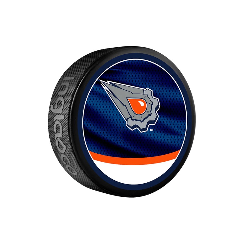 Pre-Order – Issac Howard Autographed Edmonton Oilers Reverse Retro Hockey Puck