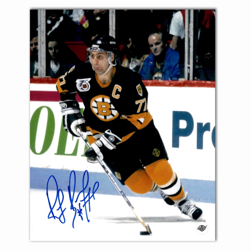 Ray Bourque Autographed Boston Bruins Home 8×10 Photo
