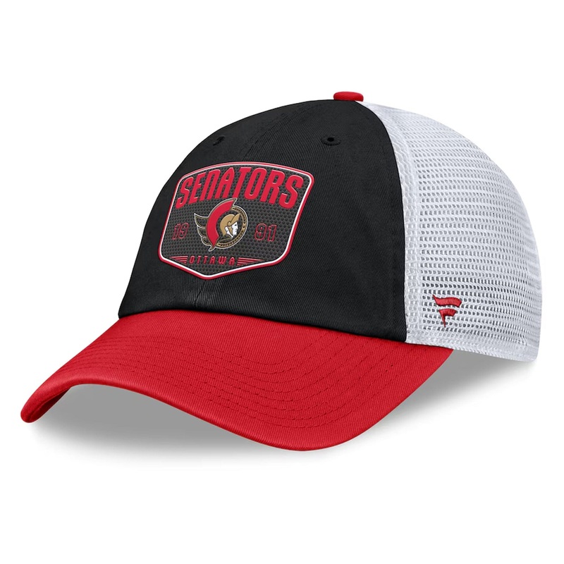 Fanatics One-Timer Cotton Structured Adjustable Mesh Hat – Ottawa Senators