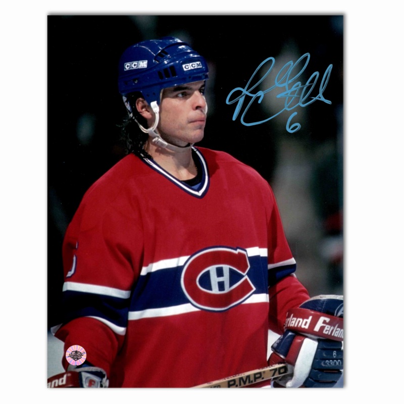 Russ Courtnall Autographed Montreal Canadiens Close Up 8×10 Photo