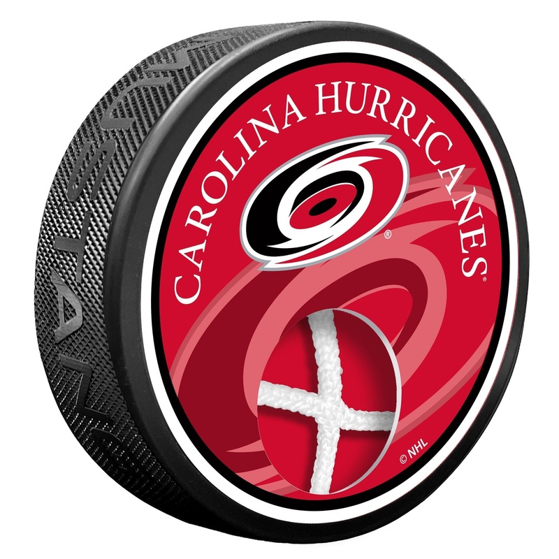Carolina Hurricanes Puck – Game Used Net