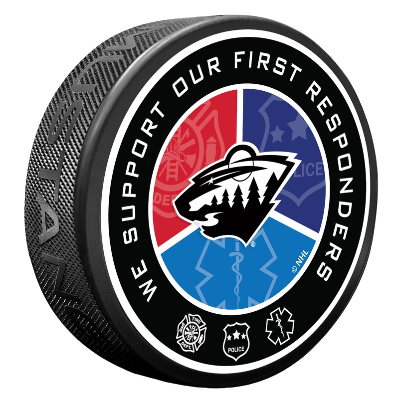 Minnesota Wild Puck – First Responder